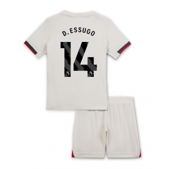 Chelsea Dario Essugo #14 Maglia Gara Trasferta Repliche 2025-26 Bambino Maniche Corte